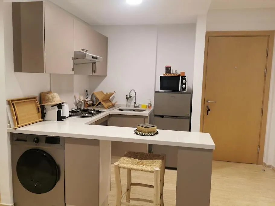 Daire Superbe Appart Cosy Au Centre De Casa+Free Parking Kazablanka Fas