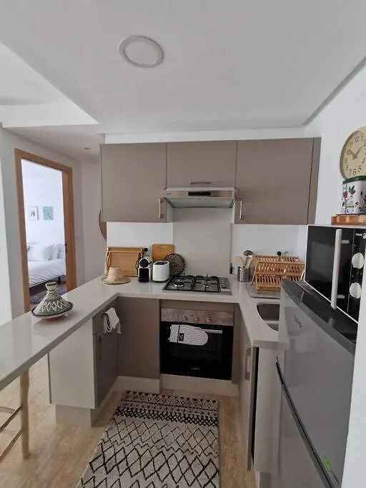 Daire Superbe Appart Cosy Au Centre De Casa+Free Parking Kazablanka